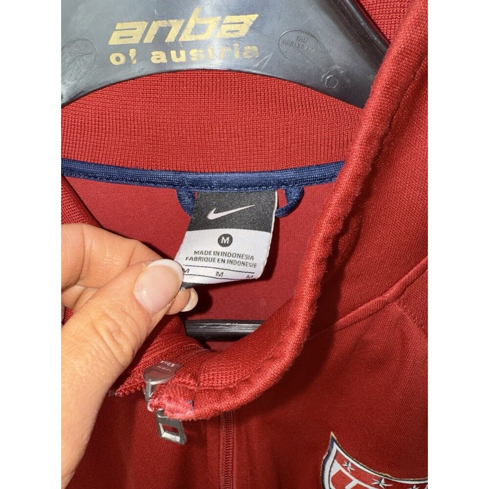 Vintage Nike USA Soccer National Team Jacket Men's Medium Track Warm-Up Zip Up R - Picture 2 of 4